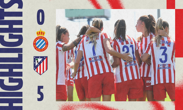 Resumen Espanyol 0 - 5 Atleti femenino